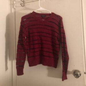 Rag & Bone Penn Sheer Stripe Sweater Womens Sz XS
